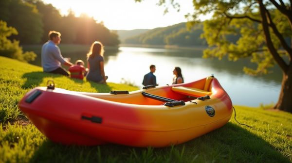 3er kajak aufblasbar familie: ideal für gemeinsame wasserabenteuer